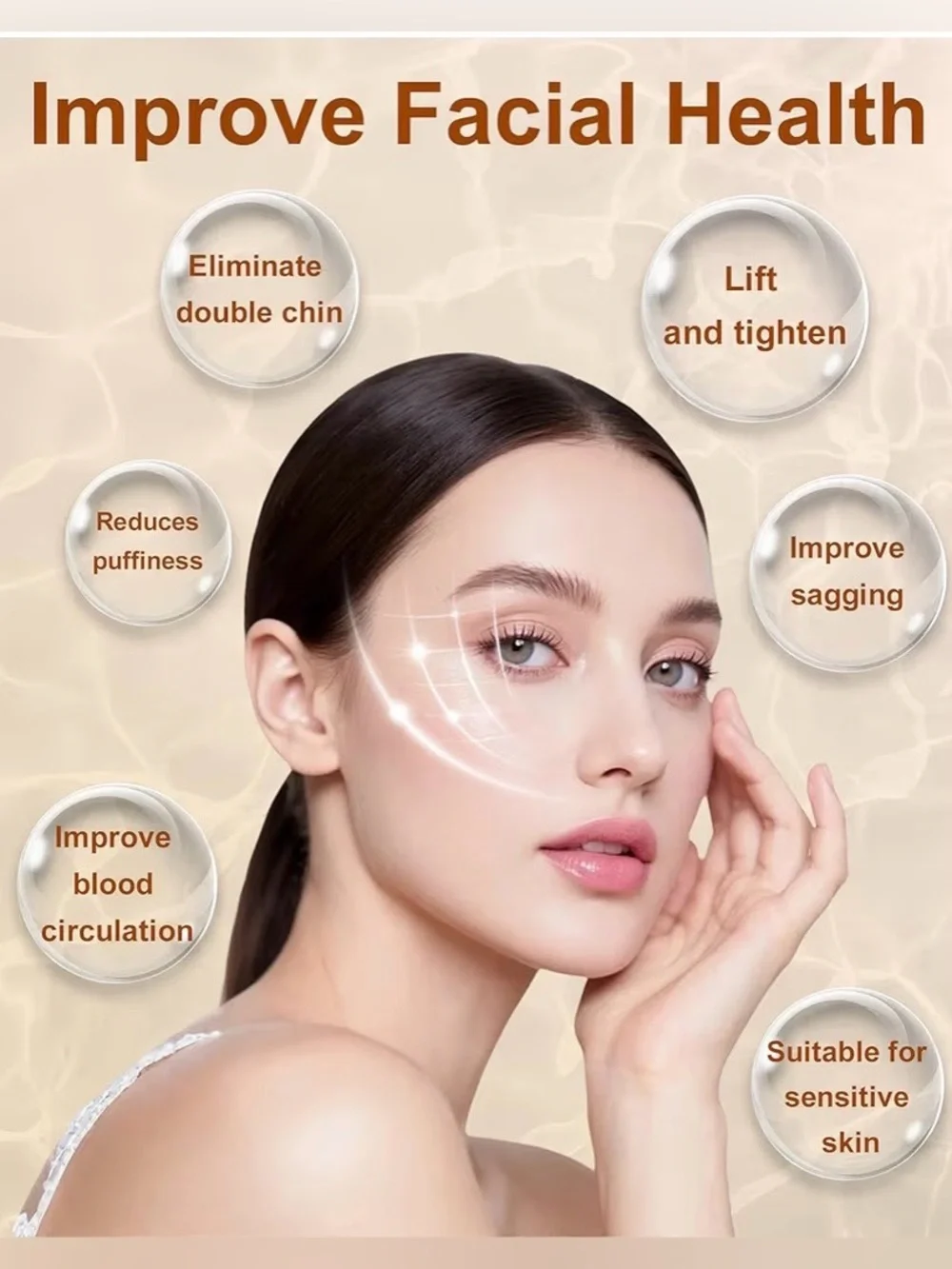 Lymphatic Contour Face Brush! NEW! - Picture 4 of 6